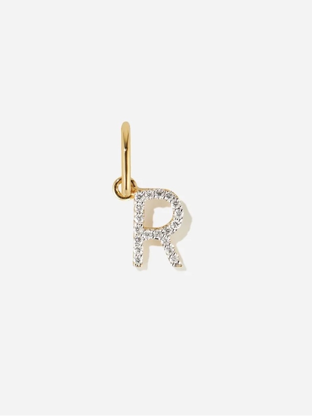 BRUNA THE LABEL LAB-GROWN DIAMOND LETTER CHARM
